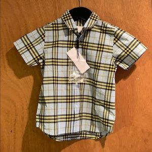 Burberry button up shirt